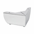 GROSSETO: 4er Set Metallfüße 8,5 cm Chrom mit 16 Schrauben für Modernes Möbeldesign
