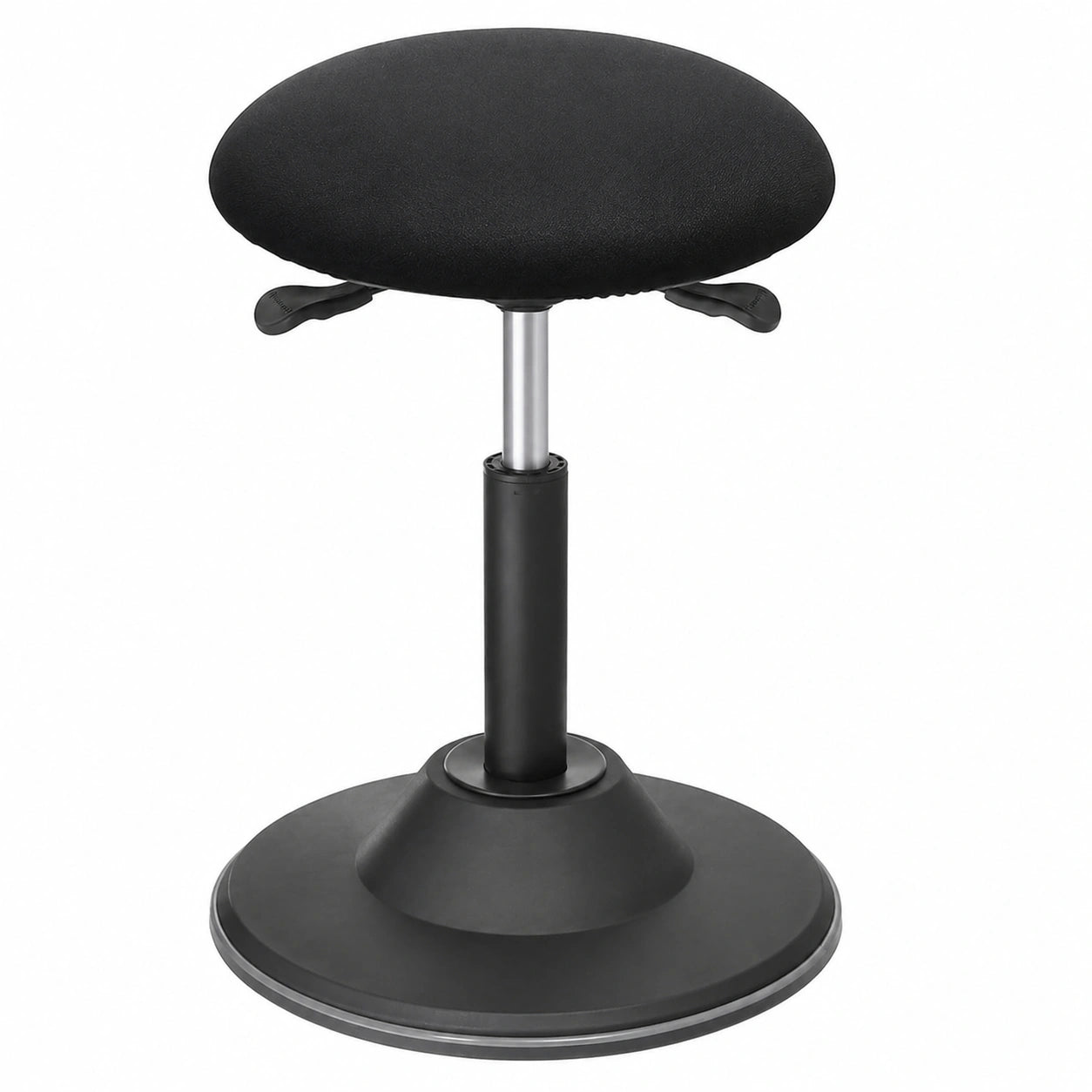 Ergonomischer Bürostuhl von SONGMICS, höhenverstellbar, drehbar, Sitzhöhe 50-70 cm, rutschfester Bodenring, Modell OSC01BK