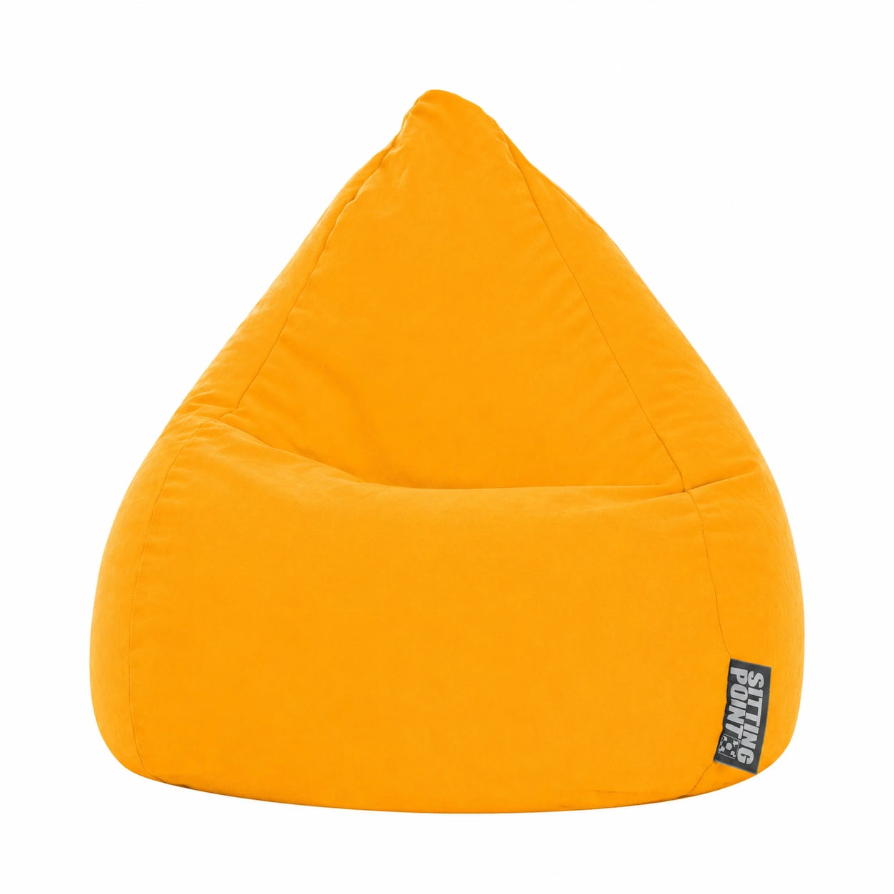 Sitzsack Magma Easy L Indoor, Waschbarer Loungesessel, 70x90cm, Hergestellt in Deutschland, Für Kinder & Erwachsene, Gelb